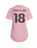 Inter Miami Jordi Alba #18 Domácí Dres pro Dámské 2023-24 Krátký Rukáv